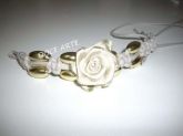 PULSEIRA FLOR DE TECIDO